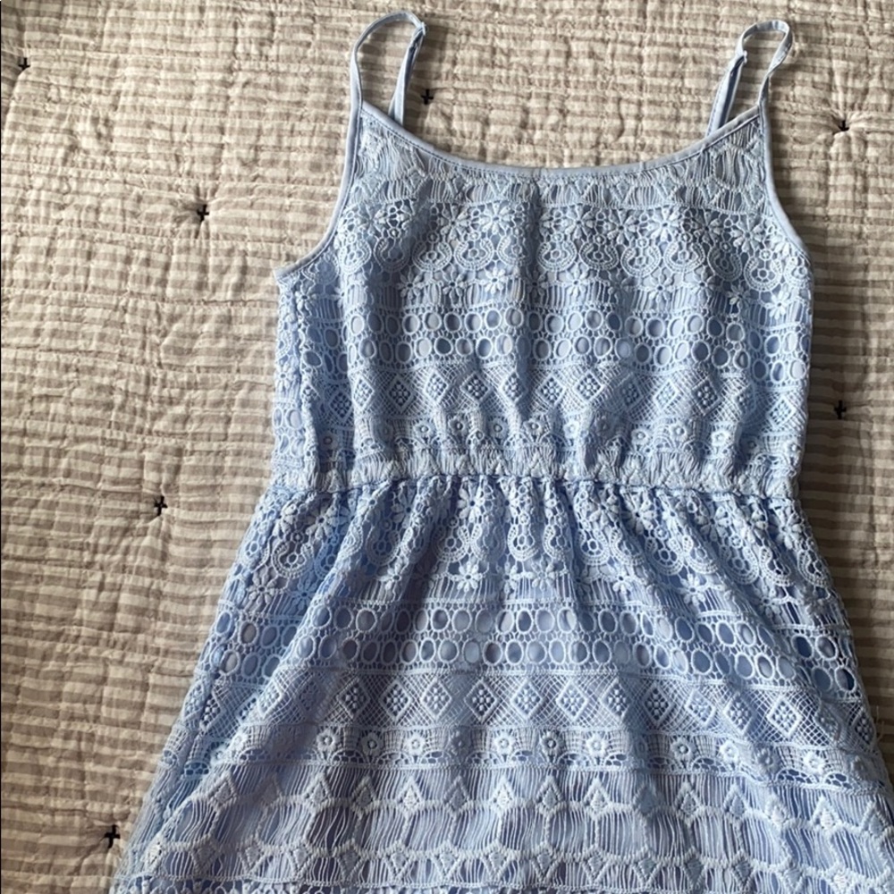Blue dress